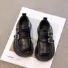 Sapatos de couro para meninas em estilo universitário, sapatos de sola macia, estilo britânico infantil, novo modelo primavera e outono 2026, preto, versátil e confortável