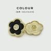 Botões Metálicos Flor de Diamante com Pontos de Óleo Frescos Acessórios de Botão em Forma de Flor Decorativos para Casaco Trench Francês Suéter Casaco