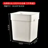 Cubo Cuadrado Transparente de PC Engrosado de Gran Capacidad con Tapa para Uso en Puesto, Adecuado para Almacenar Agua con Azúcar, Hielo Raspado y como Contenedor de Almacenamiento Comercial