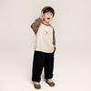 Camiseta de Manga Larga para Niño Changguo Clothing Otoño Nuevo Estilo Coreano Bloque de Color Top para Niños Camiseta Básica Primavera y Otoño