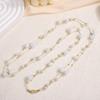 Nk-329 Collar de Perlas de Bola de Flores Apilable Multicapa Largo Cadena para Suéter de Mujer Otoño Invierno Nuevos Accesorios de Ropa Venta al por Mayor