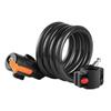 Nuevo candado para bicicleta montaña carretera coche antirrobo cable grueso candado de llave para coche eléctrico equipo de ciclismo