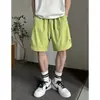 2023 Shorts de Ferramenta Masculino Verão Fashionável Casual Uso Externo Senso de Design Versátil Moda Marca Estilo Americano Calça Solta