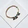 Pulsera de Cerámica Jingdezhen Nueva Pulsera de Cerámica Estilo Chino Joyería Hecha a Mano Cuerda Estilo Tíbet Puesto de Pulseras Jingdezhen