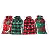 Copos de Nieve Navideños Cuadros Algodón Paquete Bolsillo Set Cuenta Regresiva Regalo de Navidad Bolsa de Dulces Bolsa de Empaque de Algodón Venta al por Mayor