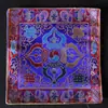 Tapete de Tecido do Xizang, Tapete para Instrumentos Rituais, Vajra Cruzado com Pilão, Tapete para Pilão de Sino, Tapete para Rituais Tântricos, Mouse Pad de Tecido Antiderrapante Estilo Étnico