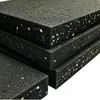 Placa de espuma reciclada de alta densidade preta, almofada industrial absorvente de choque, suporta corte e processamento de vários tamanhos e formas