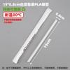 Pajita desechable degradable de PLA de calibre 8 mm, respetuosa con el medio ambiente, para leche, té, café, embalaje independiente, resistente a altas temperaturas, para bebidas calientes.