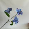 Hemerocallis Lírio Estilo Nacional Novo Lírio Sintético Decoração de Casamento Móveis para Casa Hotel Decoração Suave Flores em Estoque
