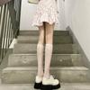 Calcetines altos transparentes de becerro Calcetines finos de verano Calcetines medios negros de mujer Estilo japonés Jk Blancos Transparentes Piel Calcetines de media caña Ins Trendy