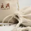 Bolsas de Algodón y Lino con Cordón Personalizadas, Bolsas de Regalo con Cordón para Almacenamiento, Bolsas de Arroz de Lona, Bolsas Pequeñas de Tela con Logo