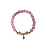 ¿Tienes suficiente pulsera de cuentas de bambú pulsera de jade Hetian pulsera vidriada moda Joker joyería para parejas regalo para novias