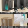 Portavasos para cepillos de dientes sin perforaciones, soporte para vasos de gárgaras para colgar en la pared, soporte para vasos de cepillos de dientes para baño o inodoro