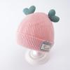 Outono e inverno chapéu de bebê quente chapéu infantil chapéu de bebê feminino fofo menino coreano princesa inverno chapéu de lã atacado