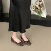 Zapatos Planos Estilo Coreano, Zapatos Bajos de Punta Cuadrada, Zapatos Individuales Cómodos de Lunares con Lazo, Zapatos de Ballet, Elegantes Zapatos de Princesa, Zapatos de Corte Bajo para Mujer