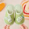 Pantuflas de Algodón JQ Jing Qi para Niños Niñas Invierno Interior Hogar Zapatos Conejo Antideslizante Bebé Niños Bebé Pantuflas