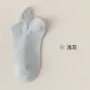 Calcetines de verano para mujer, algodón puro, malla fina, transpirables, 100% algodón, antibacterianos 10A, sin costuras, todo algodón, con tiradores, calcetines cortos