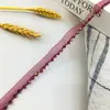Cinta de Organza Cosida a Mano con Encaje de Cristales de Colores para Vestidos de Boda, Tocados y Accesorios de Cuello - Bola de Cristal de 4 mm