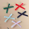Adornos para Uñas con Cinta de Lazo de Ballet, Serpentinas de Colores, Tela, Estilo Dulce Navideño, Decoraciones de Uñas Portátiles, Venta al por Mayor