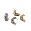 Pendientes de metal con forma de bolsa de ganado para mujer, estilo frío, sencillos, de nicho, de alta gama, ligeros, de lujo, personalizados, de moda, que combinan con todo.