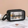 Bolsa de tocador de gran capacidad engrosada Bolsa de almacenamiento Bolsa de maquillaje portátil para mujeres Bolsa de almacenamiento de cosméticos de viaje