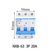 Interruptor Automático Chint Nxb-64 Control de Interfaz Micro Interruptor de Aire Tipo C Pequeño Fabricante Venta Directa Interruptor Interruptor de Aire