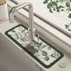 Tapete para Torneira Macio de Terra de Diatomáceas Banheiro Absorvente Secagem Rápida Tapete Bancada de Pia de Banheiro Cozinha Tapete para Vaso Sanitário