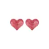 Pendientes Elegantes Dulces de Plata 925 con Aguja, Corazón de Chica Rosa, Flor, Mariposa, Borla, Super Hada, Alto Amor
