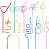 En stock Al por mayor Creativo Modelado Paja Barra Fiesta Mascota Loca Tubo para Beber Hogar Boca Rehabilitación Herramienta de Entrenamiento