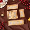 Caixa Plástica Ferrero de 4 Peças, Caixa de Embalagem de Chocolate Doce de 2 Peças, 3 Peças, Caixa de Açúcar Pequena Interna Vazia para Casamento