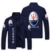 2023 transfronteiriça europeia e americana comércio exterior nova jaqueta cardigã estampada com logo de carro masculina jaqueta esportiva casual com zíper para corrida