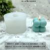 Pirâmide Manshan Bola Mágica Vela de Aromaterapia Molde de Silicone DIY Pedra Difusora Criativa Ornamento Molde para Vela de Aromaterapia