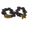 Amazon metal simple tela anillo de salchicha aleación anillo para el pelo alta elasticidad cuerda para la cabeza red social banda de goma cuerda para el pelo pelo