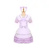Vestido Lolita Xadrez Estilo Francês Vintage com Laços para Uso Diário