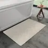 Alfombrilla de baño de color liso simple de tierra de diatomeas, alfombrilla absorbente de secado rápido para el baño, felpudo resistente al desgaste y a la suciedad para la entrada