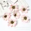 Cabeças de Flores Margaridas Simuladas, Flores Artificiais de Tecido de Seda, Acessórios de Flores Artificiais DIY, Decoração de Cena de Casamento, Arranjo de Flores de Fundo