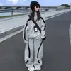 Conjunto Esportivo Casual Novo Outono 2026 Peça Dupla de Primavera e Outono para Crianças Meninas com Gola Alta