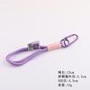 Estilo INS con etiqueta llavero tejido de nailon en forma de D cordón para mochila de exterior muñeca caja ciega pulsera de cuerda pequeña