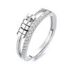 Anillo giratorio de microcuentas, el más vendido en Amazon, para mujer, creativo, antiestrés y ansiedad, joyería de mano para mujer, Europa y Estados Unidos.