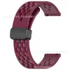 Para Pulseira Magnética de Silicone Redmi Watch 5 Lite/Active Red Rice 5 Youth Respirável
