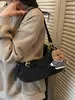 Bolso de Mano Decorado con Cinturón de Cuero Simple para Mujer, Bolso de Hombro de Moda Trendy Nuevo, Bolso Cruzado Elegante y Chic para Mujer
