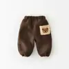 Chaqueta de Invierno de Algodón para Bebé Ropa de Abrigo para Niños y Niñas Divertido Estampado Completo Oso Pequeño Ropa de Algodón Otoño e Invierno Caliente para Niños Parte Superior de Felpa