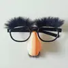Decoración de Halloween Payaso Gafas Divertidas Cejas Maquillaje Mago Truco Divertido Accesorios para Engañar
