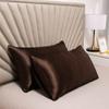 Venta al por mayor de fábrica funda de almohada de seda personalizada Seda de morera Seda satén Seda helada satén bolsillo para almohada almohada estilo europeo
