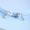 Pendientes de niña dinosaurio tiburón cachorro lindos transfronterizos pendientes de animales de dibujos animados mini joyería fresca al por mayor