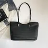 Bolso de mano con textura tejida transfronterizo para mujer, color sólido, repujado, gran capacidad, para ir al trabajo, de un solo hombro, temperamento simple, bolso de axila, moderno
