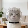 2026 Nuevo Casco de Cabeza de Gato para Protección contra Mordidas y Patas Aplicada al Espacio, Recorte de Uñas, Capucha para Baño, Práctico y Duradero para Mascotas