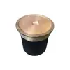 Tapa de inspección de cobre puro DN50 75 100 160 tipo socket roscado accesorios para tubería de drenaje tapa de inspección roscada para piso
