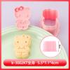Molde para Biscoito Mooncake Hello Kitty Coração 3D Desenho Animado Molde para Biscoito DIY Mooncake Realista Impresso