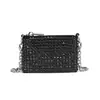 Bolso de Pedrería 2026 Nuevo de Moda Bolso Totalmente de Diamantes Mini Bolso de Hombro Cruzado Bolso de Mano para Mujer Bolso de Labios